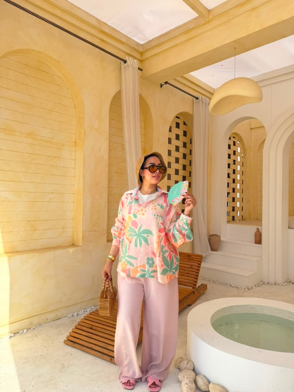 Do'oo El Shamasy Printed Linen Set