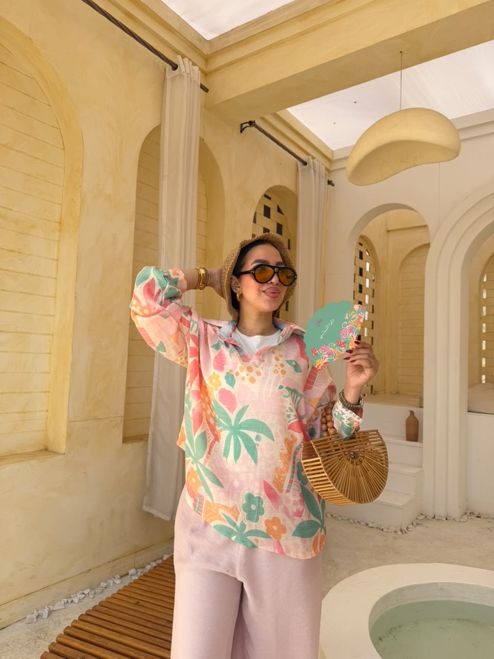 Do'oo El Shamasy Printed Linen Set