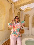 Do'oo El Shamasy Printed Linen Set