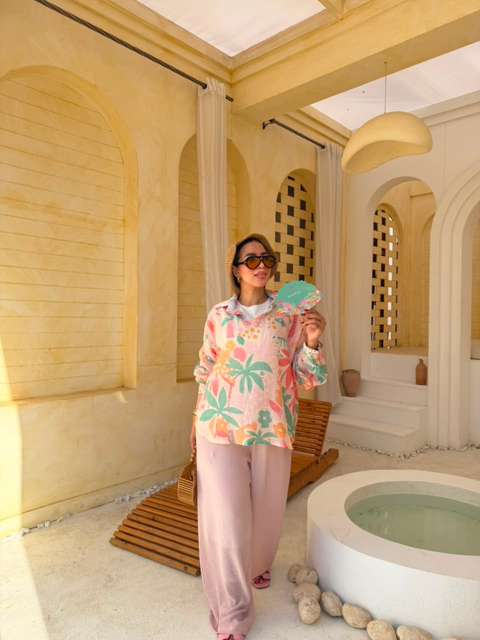 Do'oo El Shamasy Printed Linen Set