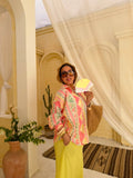 Halawt Shamsna Printed Linen Set