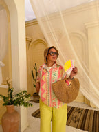 Halawt Shamsna Printed Linen Set